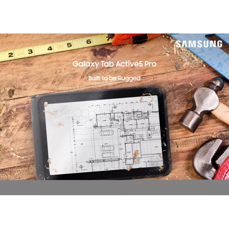 Samsung Galaxy Tab Active5 Pro Active5 Pro 5G Enterprise Edit Snapdragon LTE 256 GB 25.6 cm (10.1 inch) 8 GB Wi-Fi 6 (802.11ax) Android 15 Green
