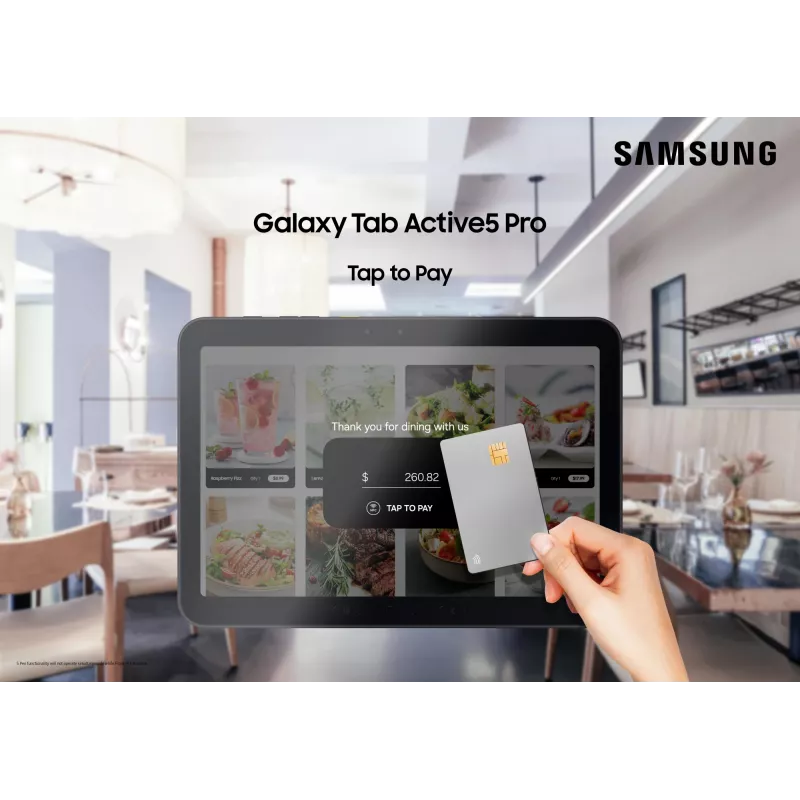 Samsung Galaxy Tab Active5 Pro Active5 Pro 5G Enterprise Edit Snapdragon LTE 256 GB 25.6 cm (10.1 inch) 8 GB Wi-Fi 6 (802.11ax) Android 15 Green
