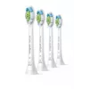 Toothbrush replacement heads Philips HX6064/87 Optimal White — 4 pcs, white, medium bristles