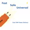 Power supply unit CLUB3D CAC-3023, 30 W, compact adapter for portable devices