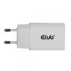 USB‑C Charger 2‑Pack CLUB3D CAC-3020, 30W total, White