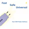 Power adapter club 3d USB-C charger 30W 2-pack compact for phones and tablets