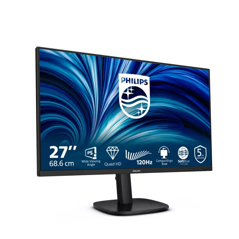 Philips 27B2N3500J/00 computer monitor 68.6 cm (27 inch) 2560 x 1440 pixels 2K LCD Black