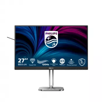 Philips 4000 series 27B2N4500/00 computer monitor 68.6 cm (27 inch) 2560 x 1440 pixels Quad HD LCD Grey