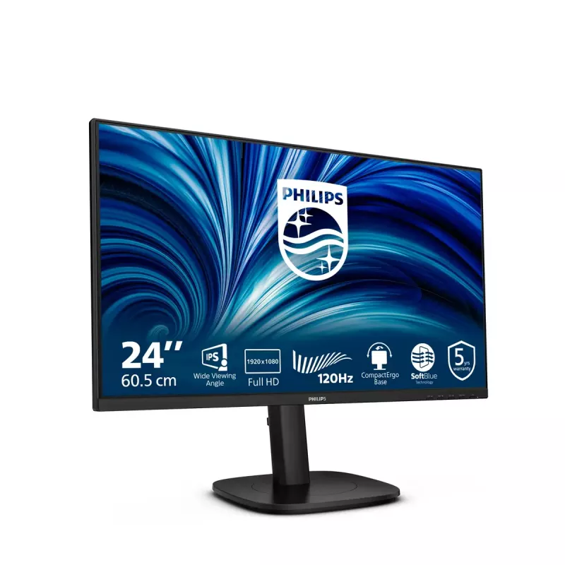 Philips 3000 series 24B2N3200J/00 computer monitor 60.5 cm (23.8 inch) 1920 x 1080 pixels Full HD LCD Black