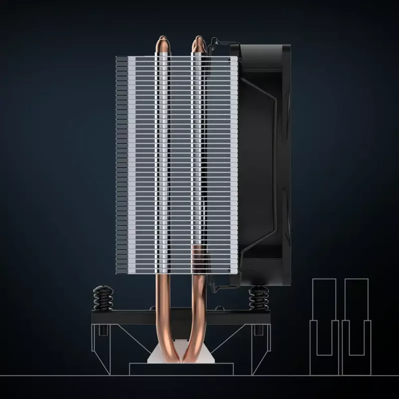 ARCTIC Freezer 8i - CO Compact Intel CPU Cooler for Continuous Operation