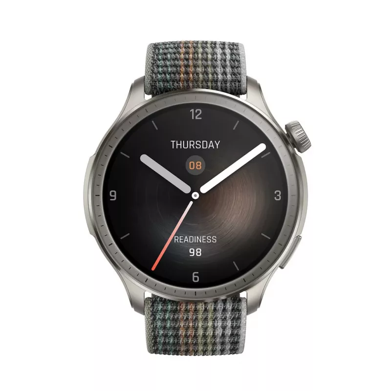 Amazfit Balance 3.81 cm (1.5 inch) AMOLED 46 mm Digital 480 x 480 pixels Touchscreen Grey Wi-Fi GPS (satellite)