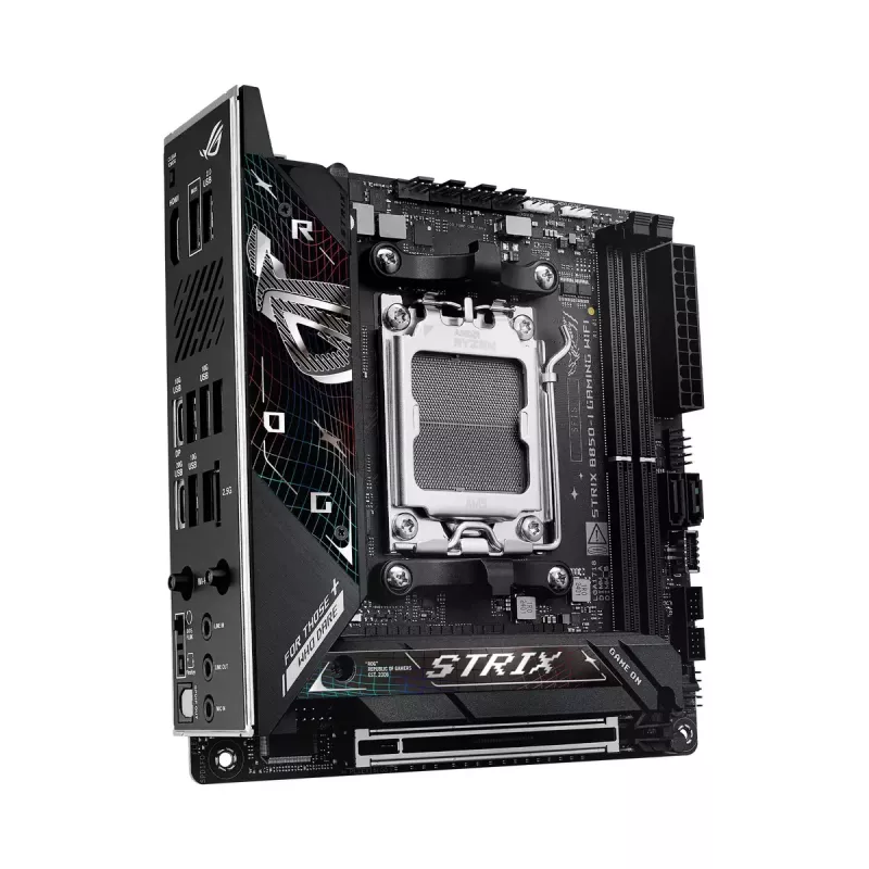Motherboard ASUS ROG STRIX B850-I GAMING WIFI, AMD B850, Socket AM5, mini ITX, 2x DDR5, Wi‑Fi 7, 2.5Gb LAN