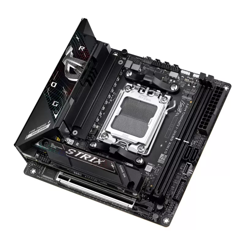 Motherboard ASUS ROG STRIX B850-I GAMING WIFI, AMD B850, Socket AM5, mini ITX, 2x DDR5, Wi‑Fi 7, 2.5Gb LAN