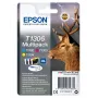 Epson Stag Multipack 3-colours T1306 DURABrite Ultra Ink, High (XL) Yield, Cyan, Magenta, Yellow, Pigment-based ink, 10.1 ml, 1 pc(s), Multi pack