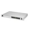 Managed switch UBIQUITI USW-PRO-24-EU — 24× Gigabit RJ-45, 2× SFP+, L2/L3, rack-mount, silver