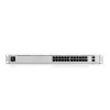 Managed switch UBIQUITI USW-PRO-24-EU — 24× Gigabit RJ-45, 2× SFP+, L2/L3, rack-mount, silver