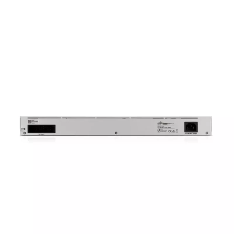 Managed switch UBIQUITI USW-PRO-24-EU — 24× Gigabit RJ-45, 2× SFP+, L2/L3, rack-mount, silver