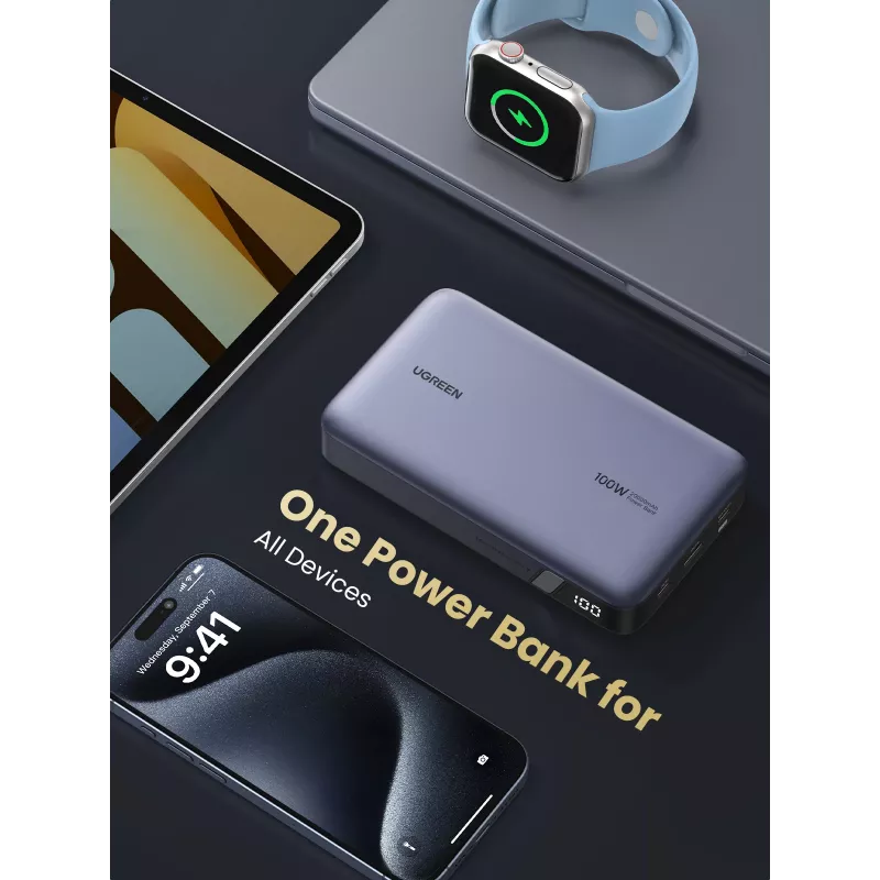 Ugreen 25188 power bank 20000 mAh Grey