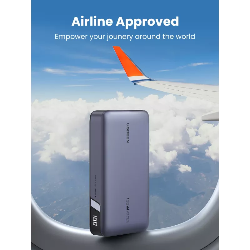 Ugreen 25188 power bank 20000 mAh Grey