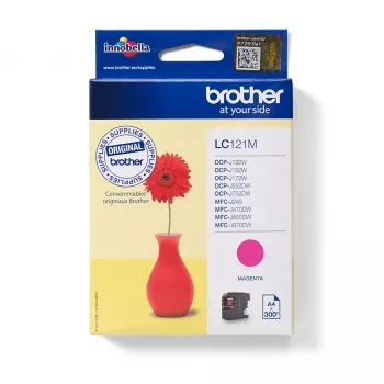 Cartridge Brother LC 121M Magenta 300 pages Ink