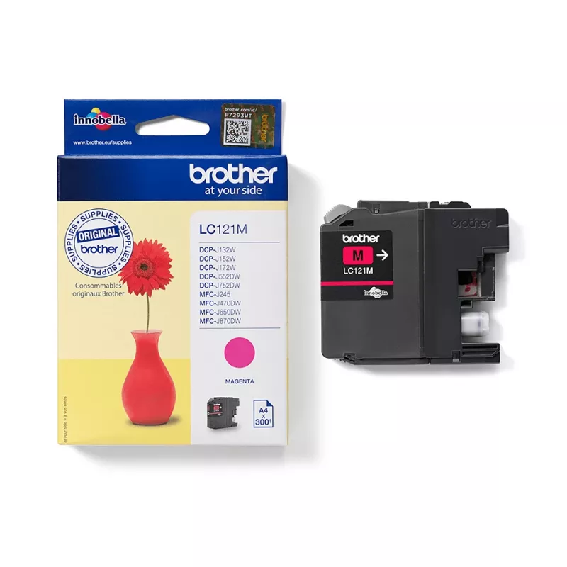 Cartridge Brother LC 121M Magenta 300 pages Ink