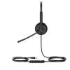 Yealink UH34 Dual Teams Headset, Wired, Office/Call center, 20 - 20000 Hz, 118 g, Headset, Black