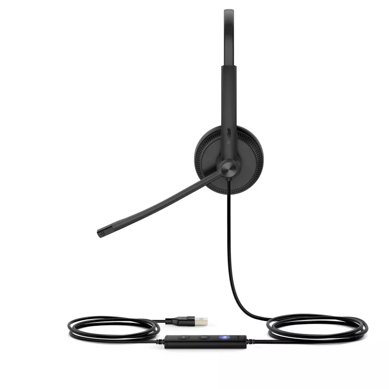 Yealink UH34 Dual Teams Headset, Wired, Office/Call center, 20 - 20000 Hz, 118 g, Headset, Black