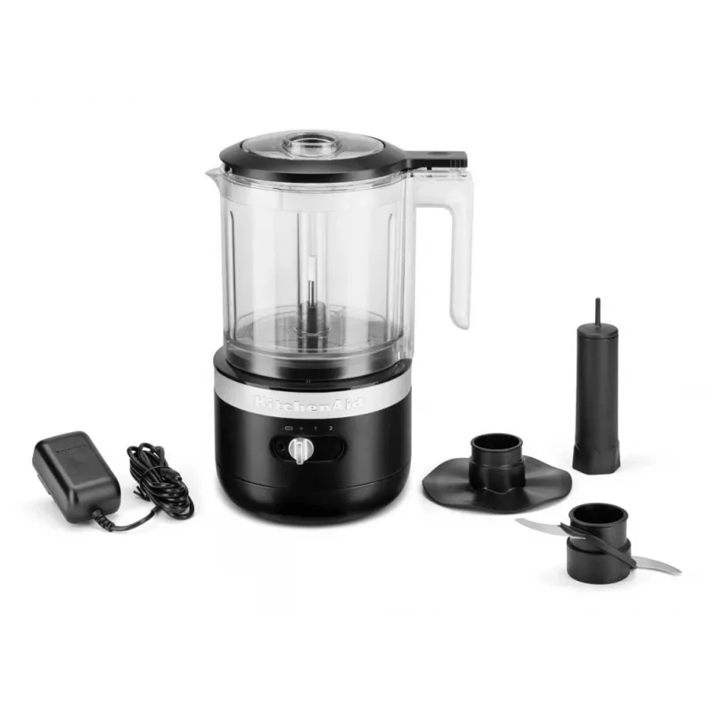 Electric food chopper KitchenAid 5KFCB519EBM 1.19 L 24 W Black Transparent