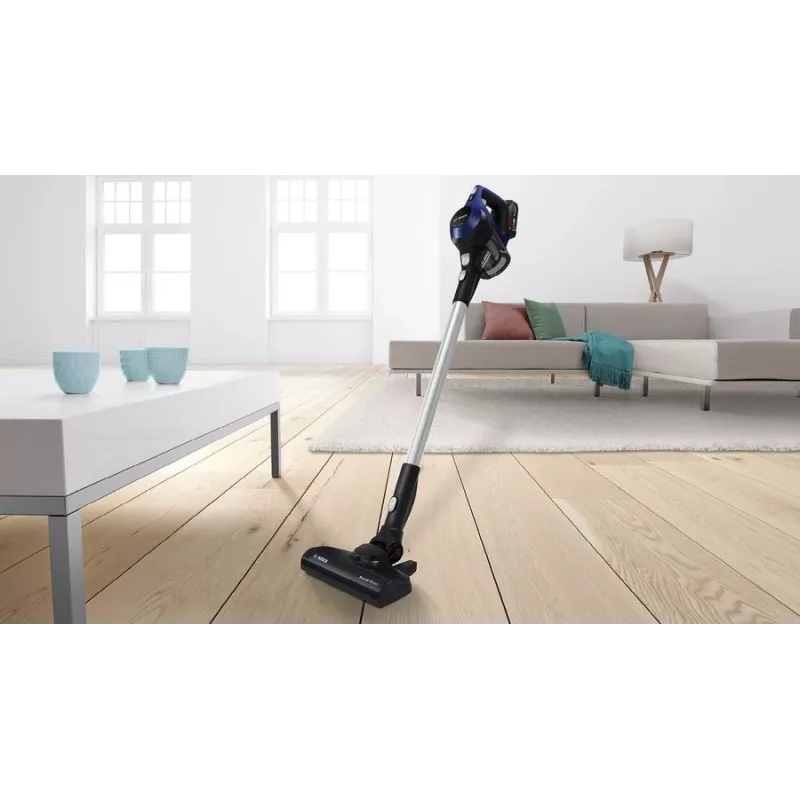 Bosch Serie 6 BBS611MAT stick vacuum/electric broom 2-in-1 stick vacuum Battery Dry Bagless 0.3 L Blue 2.5 Ah
