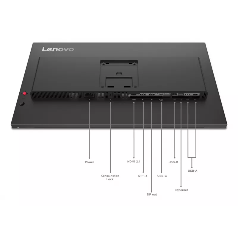 Lenovo ThinkVision P27QD-40 Monitor, 68.6 cm (27 inch), 2560 x 1440 pixels, Wide Quad HD, LED, 6 ms, Black