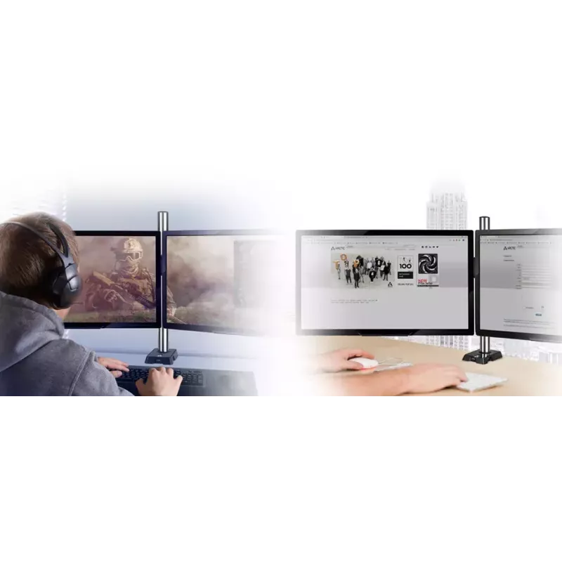 ARCTIC Z2 (Gen 3) - Dual Monitor Arm with USB Hub