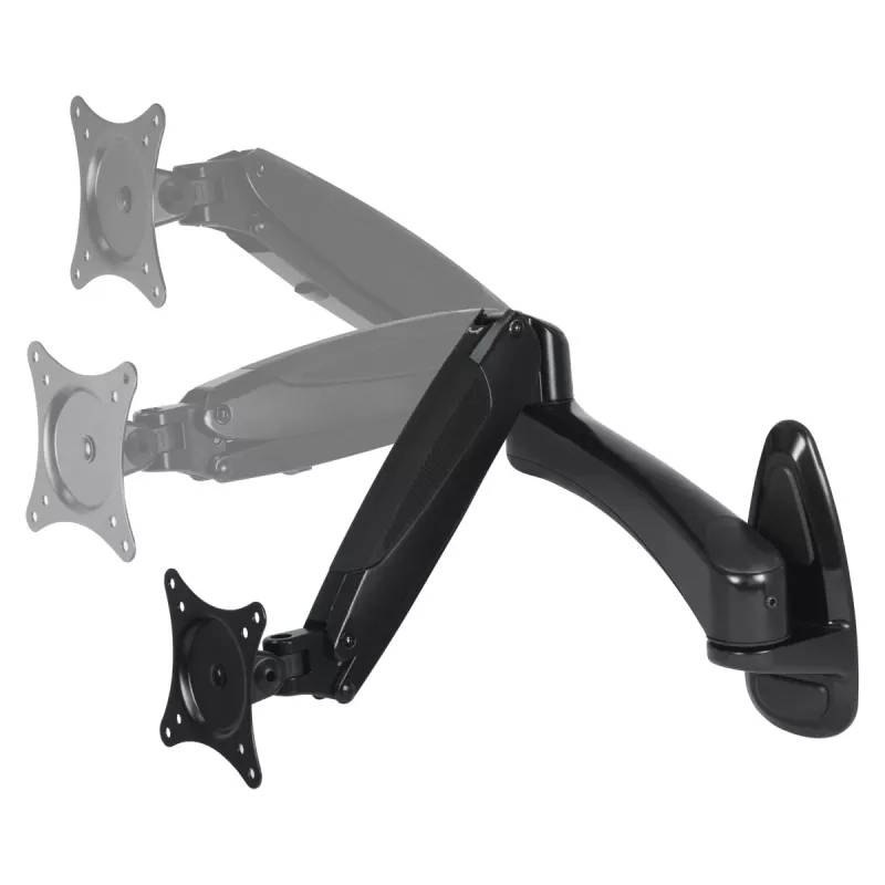 ARCTIC W1-3D - Monitor Wall Mount with Gas Lift Technology, 8 kg, 33 cm (13 inch), 81.3 cm (32 inch), 75 x 75 mm, 100 x 100 mm, Black