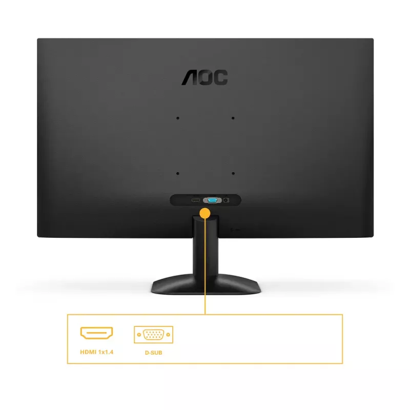 AOC B3 24B35HM2 computer monitor 60.5 cm (23.8 inch) 1920 x 1080 pixels Full HD LED Black
