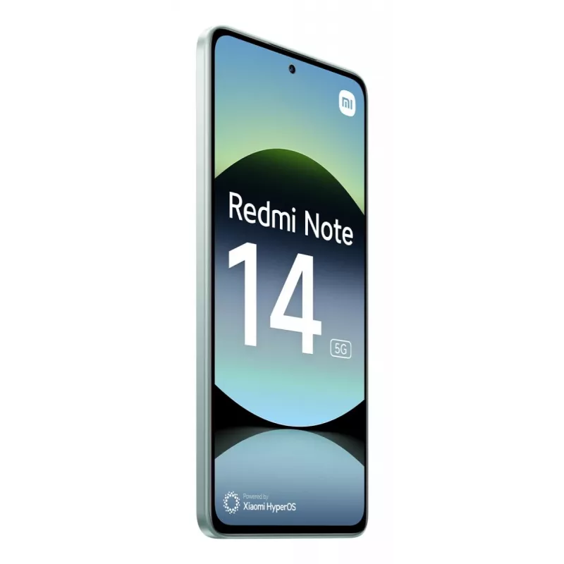 Smartphone Xiaomi Redmi Note 14 5G, 6.67 inch AMOLED, 8 GB RAM, 256 GB, Coral Green, MediaTek Dimensity 7025 Ultra, IP64