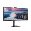 AOC V5 CU34V5CW computer monitor 86.4 cm (34 inch) 3440 x 1440 pixels Wide Quad HD LED Black