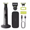 Philips OneBlade Pro 360 QP6652/61 Face and Body, Built-in display, Washable, Battery, Chrome