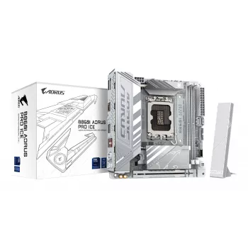 Motherboard GIGABYTE B860I AORUS PRO ICE, Intel B860, LGA 1851, Mini-ITX