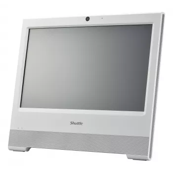 Shuttle All-In-One Barebone X50V9, 15.6 inch Single-Touch-Screen (resistive), Celeron 7305U, WiFi, IP54, fanless, 24/7 permanent operation