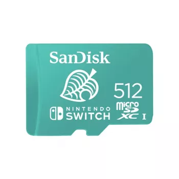 WESTERN DIGITAL SanDisk Micro SDXC card for the Nintendo Switch 512GB UHS-1 100mb/s