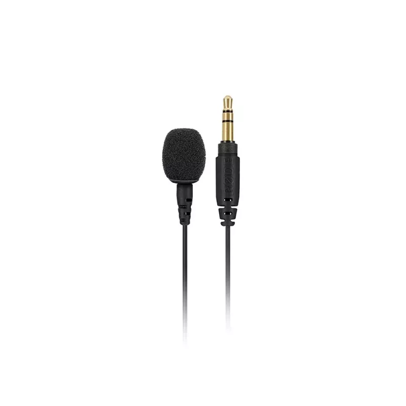 Lavalier microphone RØDE LAVALIER GO — clip-on condenser, omnidirectional, 3.5 mm, 20–20000 Hz, white/black