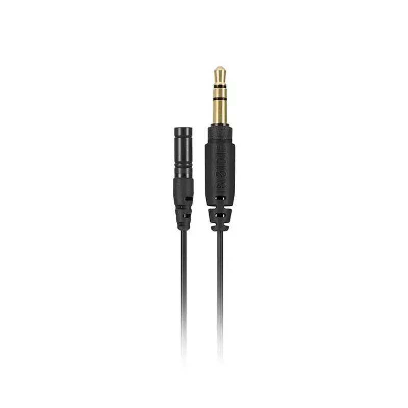 Lavalier microphone RØDE LAVALIER GO — clip-on condenser, omnidirectional, 3.5 mm, 20–20000 Hz, white/black