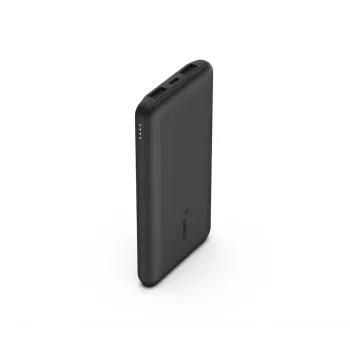 BELKIN 10k Power Bank With USB-c 15w Dual USB-a 15cm USB-a To C Cable Black