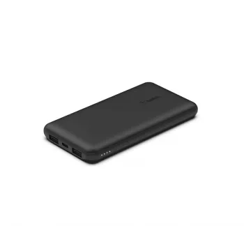BELKIN 10k Power Bank With USB-c 15w Dual USB-a 15cm USB-a To C Cable Black