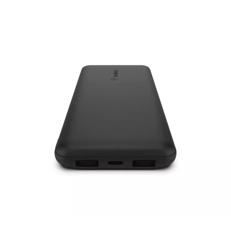 BELKIN 10k Power Bank With USB-c 15w Dual USB-a 15cm USB-a To C Cable Black