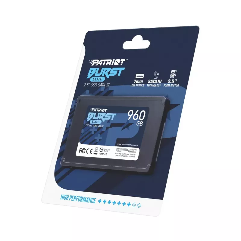 SSD disk Patriot Memory 960 GB 2.5 inch SATA III PBE960GS25SSDR