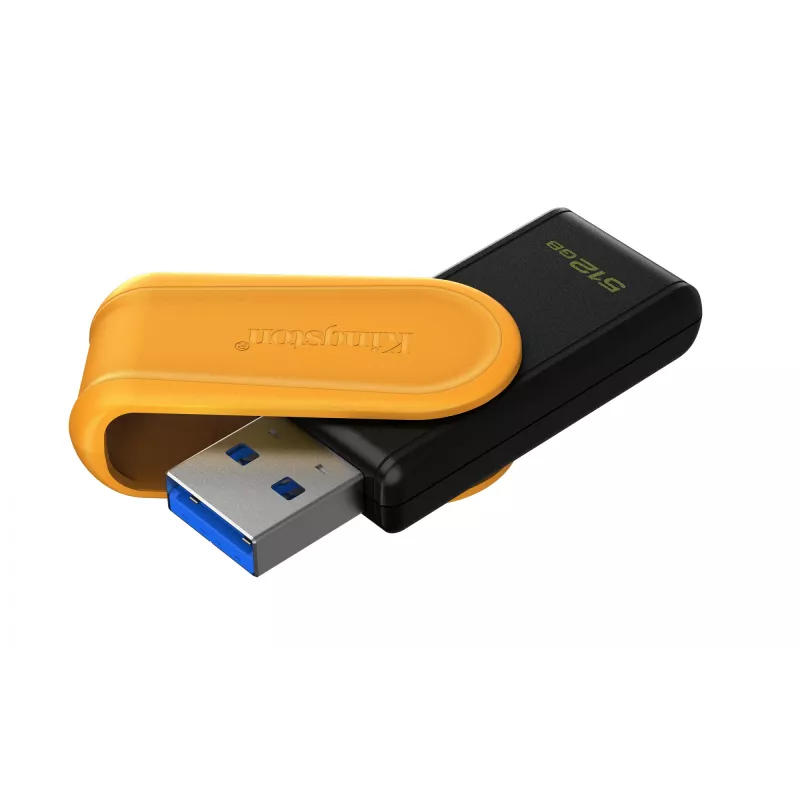 Kingston Technology DataTraveler 512GB Portable USB 3.2 Gen 1 Exodia S (Black/Yellow)