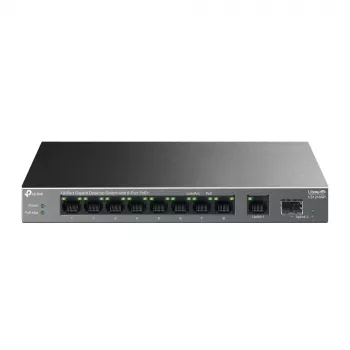 Unmanaged switch TP-LINK LS1210GP 10-port Gigabit, 8× PoE+ (61 W total), 1× SFP, 9× RJ‑45 Gigabit