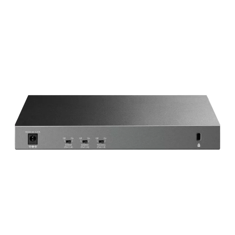 Unmanaged switch TP-LINK LS1210GP 10-port Gigabit, 8× PoE+ (61 W total), 1× SFP, 9× RJ‑45 Gigabit
