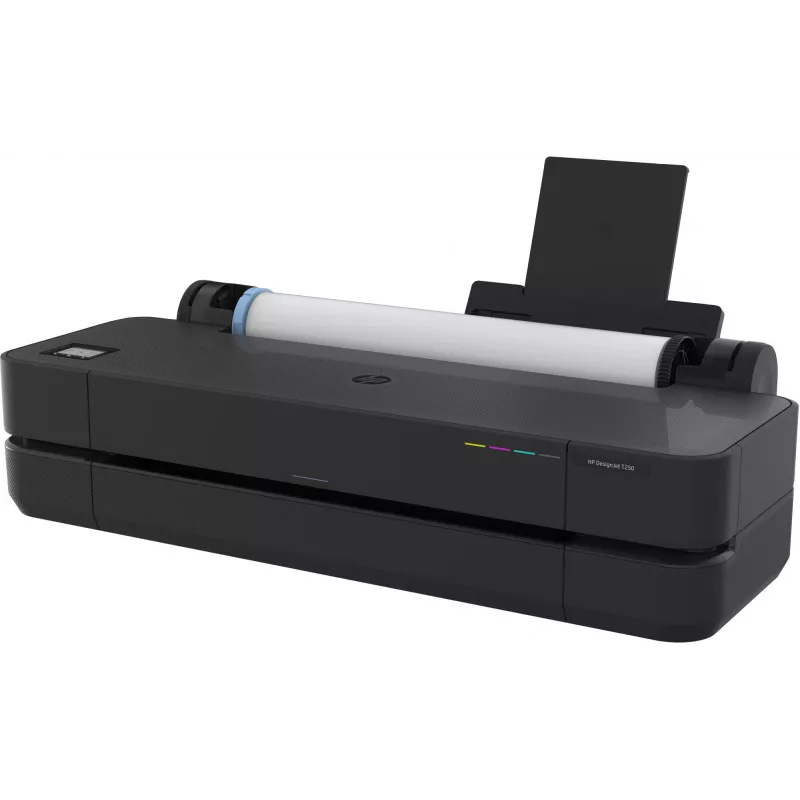 HP Designjet T250 24-in Printer 2025 edition, Thermal inkjet, 2400 x 1200 DPI, JPEG, URF, Black, Cyan, Magenta, Yellow, 2400 x 1200 DPI, 1 (cyan, magenta, yellow, black)