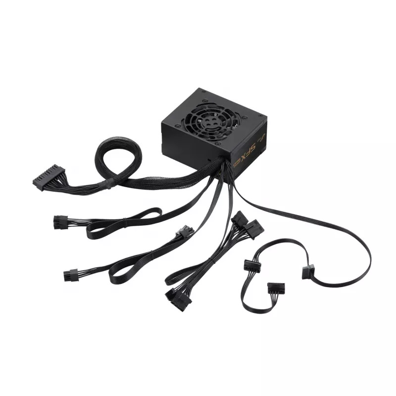 FSP SFX PRO 450W Power supply unit SFX SFX3.3 Black, 450 W, 100 - 240 V, 50 - 60 Hz, 6 A, 2.5 A, Active