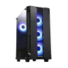 PC case CHIEFTEC GS-01B-OP Tower Black — tempered glass, RGB fans, supports ATX/Micro-ATX, GPU up to 320 mm