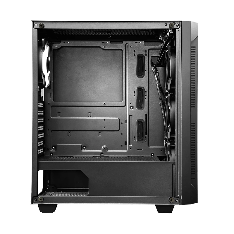 PC case CHIEFTEC GS-01B-OP Tower Black — tempered glass, RGB fans, supports ATX/Micro-ATX, GPU up to 320 mm