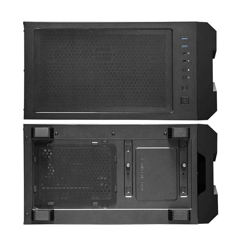 PC case CHIEFTEC GS-01B-OP Tower Black — tempered glass, RGB fans, supports ATX/Micro-ATX, GPU up to 320 mm