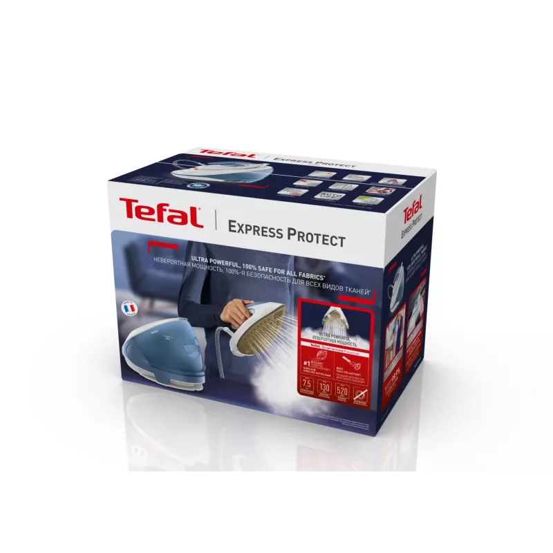 Tefal Express Protect SV9202 2800 W 1.8 L Durilium AirGlide Autoclean soleplate White, Blue